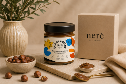 Chocolade-kikkererwten- en notencrème